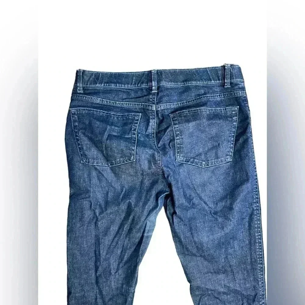 ELIE TAHARI Blue Denim Jeans Size 12 Stretch Cotton